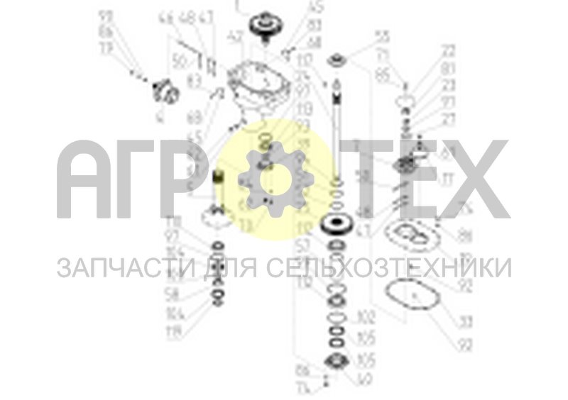 Чертеж Редуктор (РСМ-100.75.33.020)